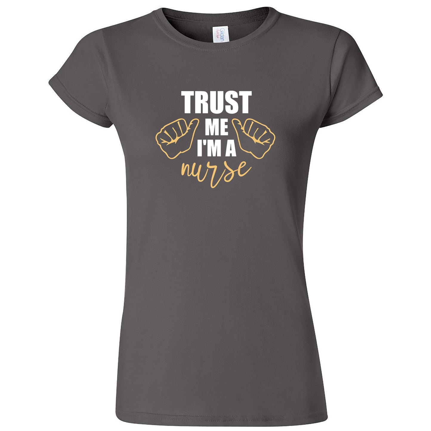 "Trust Me I'm a Nurse" Men's Shirt Charcoal
