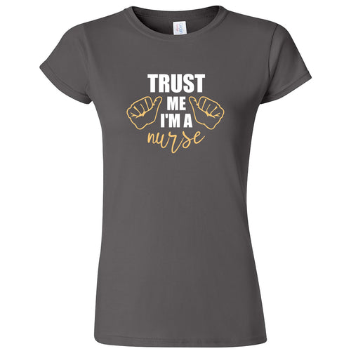 "Trust Me I'm a Nurse" Men's Shirt Charcoal