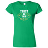 "Trust Me I'm a Nurse" Men's Shirt Irish Green