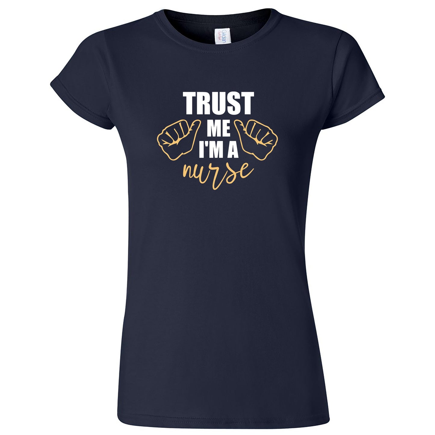 "Trust Me I'm a Nurse" Men's Shirt Navy Blue