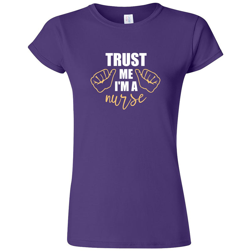 "Trust Me I'm a Nurse" Men's Shirt Purple