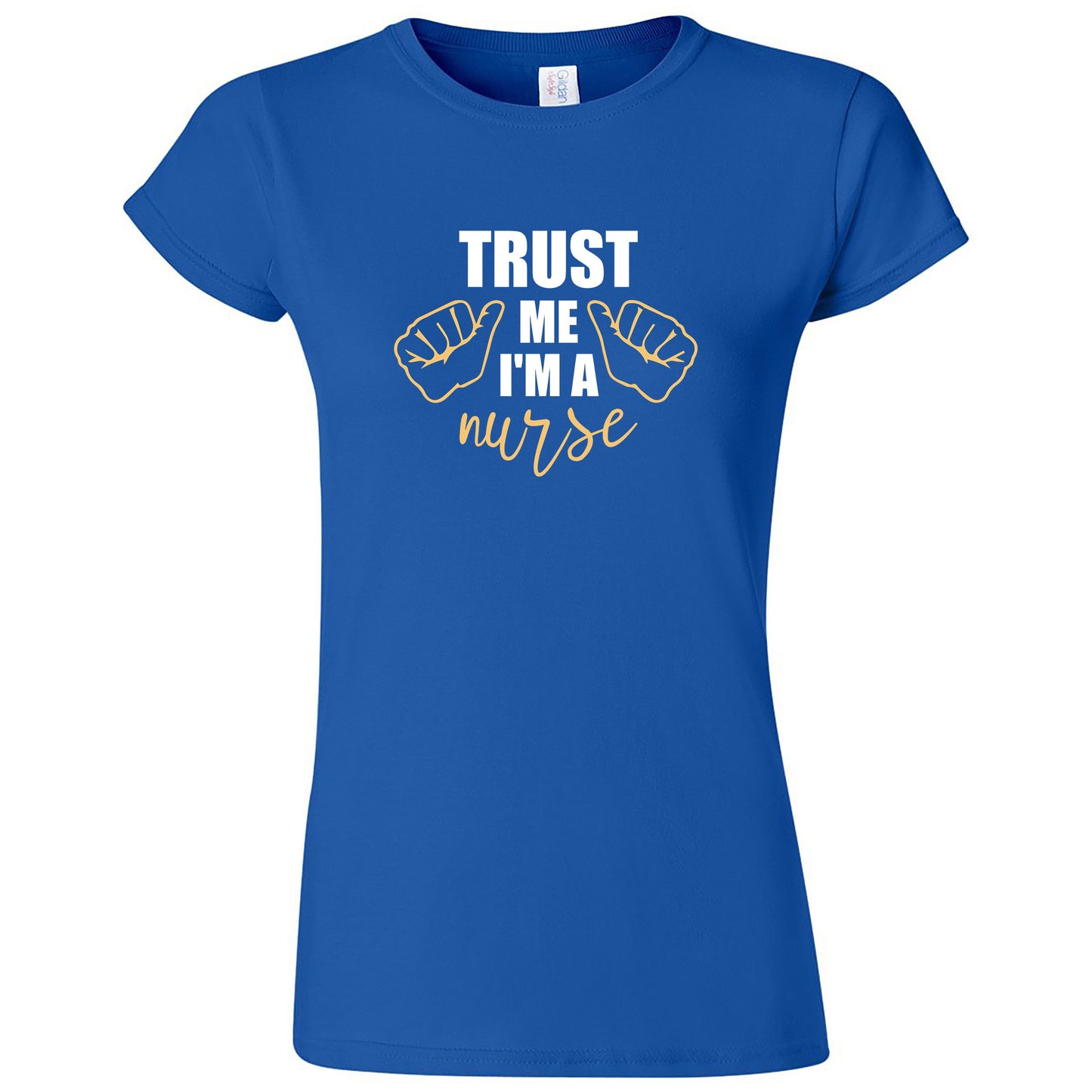 "Trust Me I'm a Nurse" Men's Shirt Royal Blue