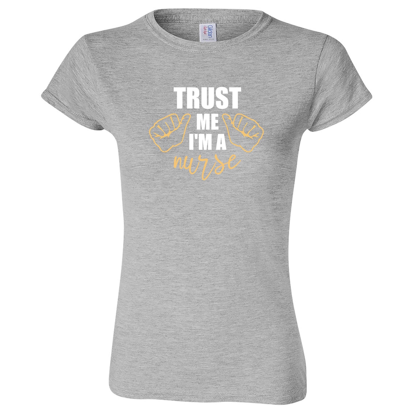 "Trust Me I'm a Nurse" Men's Shirt Sport Grey