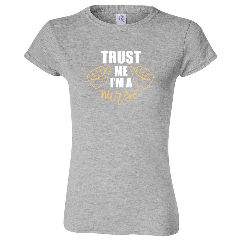"Trust Me I'm a Nurse" Men's Shirt Sport Grey