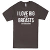  "I Love Big Turkey Breasts on Thanksgiving" men's t-shirt Charcoal