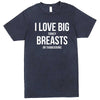  "I Love Big Turkey Breasts on Thanksgiving" men's t-shirt Vintage Denim