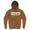 Funny "Video Games Ruined My Life (Good Thing I Have Two More)" hoodie 3XL Vintage Camel