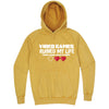 Funny "Video Games Ruined My Life (Good Thing I Have Two More)" hoodie 3XL Vintage Mustard