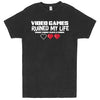 "Video Games Ruined My Life (Good Thing I Have Two More)" Men's Shirt Vintage Black