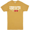 "Video Games Ruined My Life (Good Thing I Have Two More)" Men's Shirt Vintage Mustard