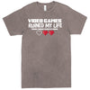 "Video Games Ruined My Life (Good Thing I Have Two More)" Men's Shirt Vintage Zinc