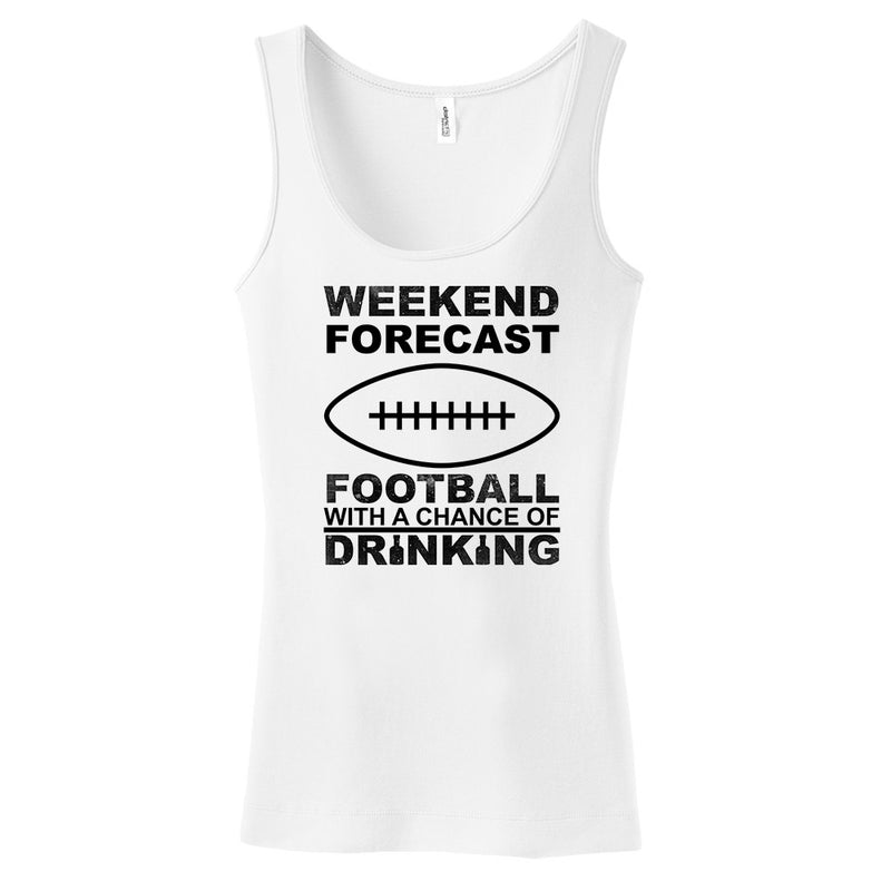 Weekend Forecast Football With A Chance Of Drinking Tank Top