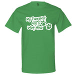  "My Therapist Has a Wet Nose" men's t-shirt Irish-Green
