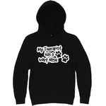  "My Therapist Has a Wet Nose" hoodie, 3XL, Black