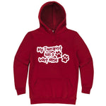  "My Therapist Has a Wet Nose" hoodie, 3XL, Paprika