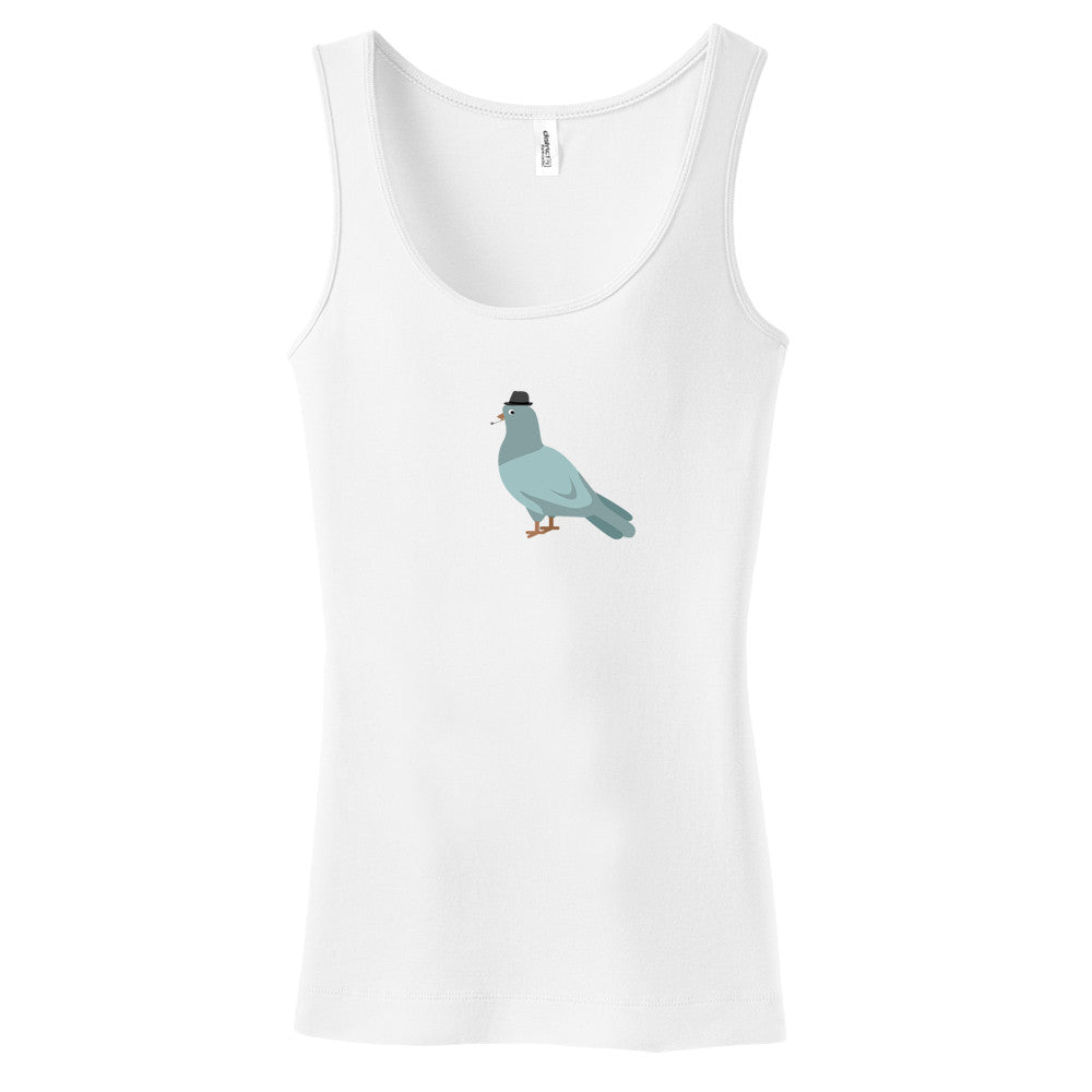 Hipster Pigeon Tanks