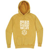  "When the DM Smiles It's Already Too Late" hoodie, 3XL, Vintage Mustard