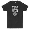  "When the DM Smiles It's Already Too Late" men's t-shirt Vintage Black