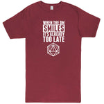  "When the DM Smiles It's Already Too Late" men's t-shirt Vintage Brick