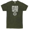  "When the DM Smiles It's Already Too Late" men's t-shirt Vintage Olive