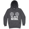  "Yes They're Natural" hoodie, 3XL, Storm