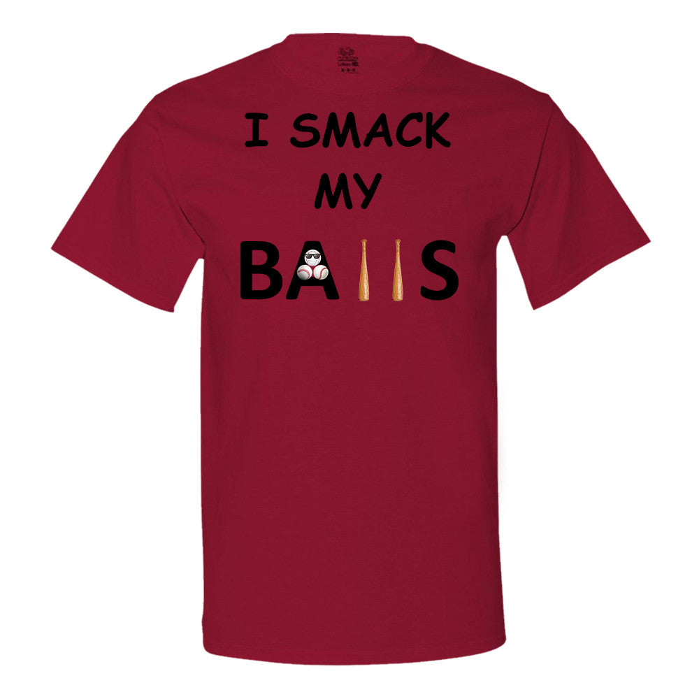 Minty Tees I Smack My Balls T-Shirt 2XL / Ture Red
