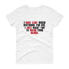 "I Don't Care Which Restroom You Use, I Just Want You To Wash Your Hands" Women's Short Sleeve T-Shirt