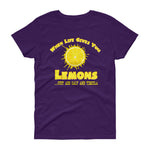 Minty Tees "When Life Gives You Lemons, I Hope It Also Gives You Salt And Tequila" Women's Short Sleeve T-Shirt