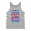"I Don't Do Cardio Because These Colors Don't Run" Fitness And Patriotic Inspired Tank Top