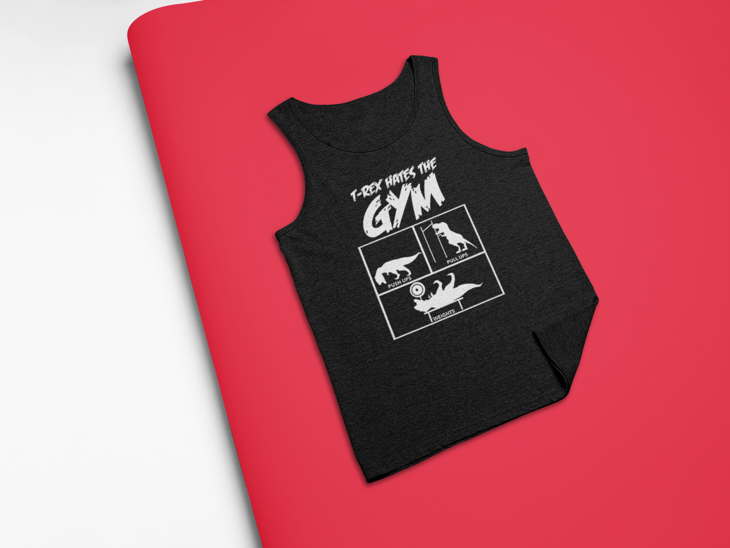 Why T-Rex Hates The Gym Men's Tank